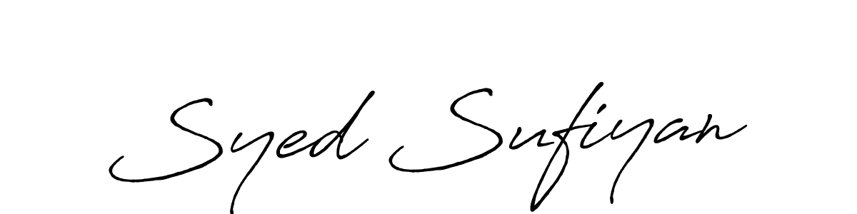 Make a beautiful signature design for name Syed Sufiyan. Use this online signature maker to create a handwritten signature for free. Syed Sufiyan signature style 7 images and pictures png