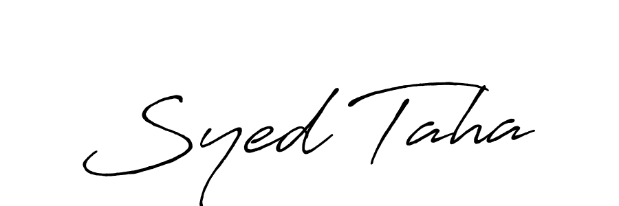 This is the best signature style for the Syed Taha name. Also you like these signature font (Antro_Vectra_Bolder). Mix name signature. Syed Taha signature style 7 images and pictures png