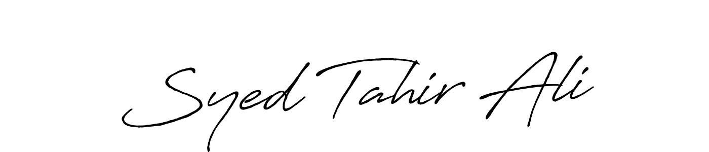 Make a beautiful signature design for name Syed Tahir Ali. Use this online signature maker to create a handwritten signature for free. Syed Tahir Ali signature style 7 images and pictures png