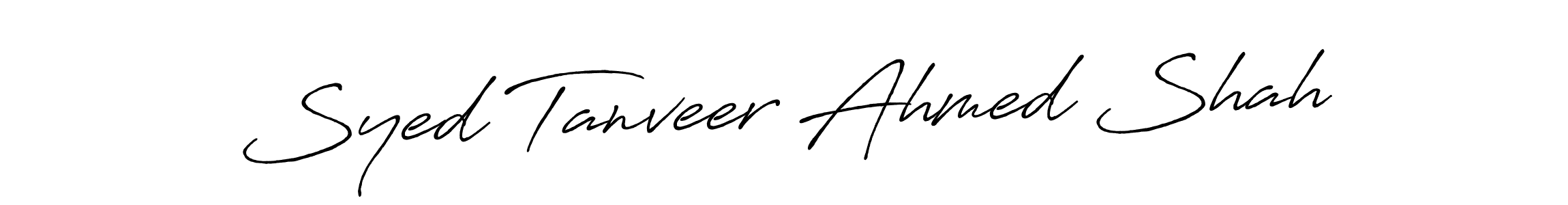 Make a short Syed Tanveer Ahmed Shah signature style. Manage your documents anywhere anytime using Antro_Vectra_Bolder. Create and add eSignatures, submit forms, share and send files easily. Syed Tanveer Ahmed Shah signature style 7 images and pictures png