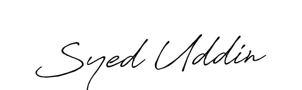 It looks lik you need a new signature style for name Syed Uddin. Design unique handwritten (Antro_Vectra_Bolder) signature with our free signature maker in just a few clicks. Syed Uddin signature style 7 images and pictures png