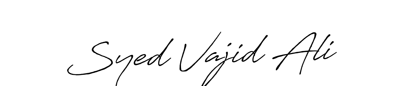 Similarly Antro_Vectra_Bolder is the best handwritten signature design. Signature creator online .You can use it as an online autograph creator for name Syed Vajid Ali. Syed Vajid Ali signature style 7 images and pictures png