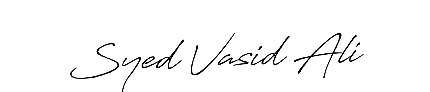 How to Draw Syed Vasid Ali signature style? Antro_Vectra_Bolder is a latest design signature styles for name Syed Vasid Ali. Syed Vasid Ali signature style 7 images and pictures png