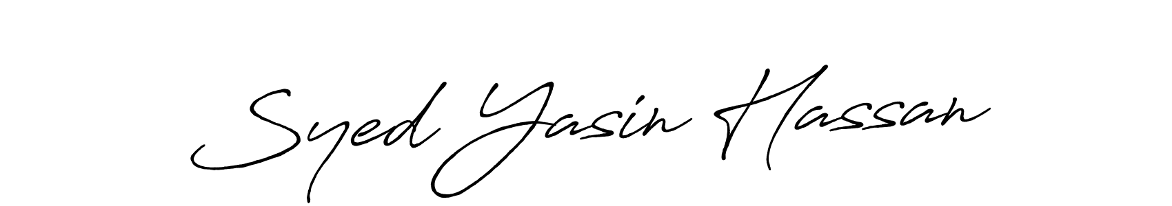 Antro_Vectra_Bolder is a professional signature style that is perfect for those who want to add a touch of class to their signature. It is also a great choice for those who want to make their signature more unique. Get Syed Yasin Hassan name to fancy signature for free. Syed Yasin Hassan signature style 7 images and pictures png