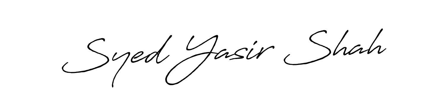 Also You can easily find your signature by using the search form. We will create Syed Yasir Shah name handwritten signature images for you free of cost using Antro_Vectra_Bolder sign style. Syed Yasir Shah signature style 7 images and pictures png