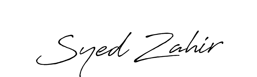 if you are searching for the best signature style for your name Syed Zahir. so please give up your signature search. here we have designed multiple signature styles  using Antro_Vectra_Bolder. Syed Zahir signature style 7 images and pictures png
