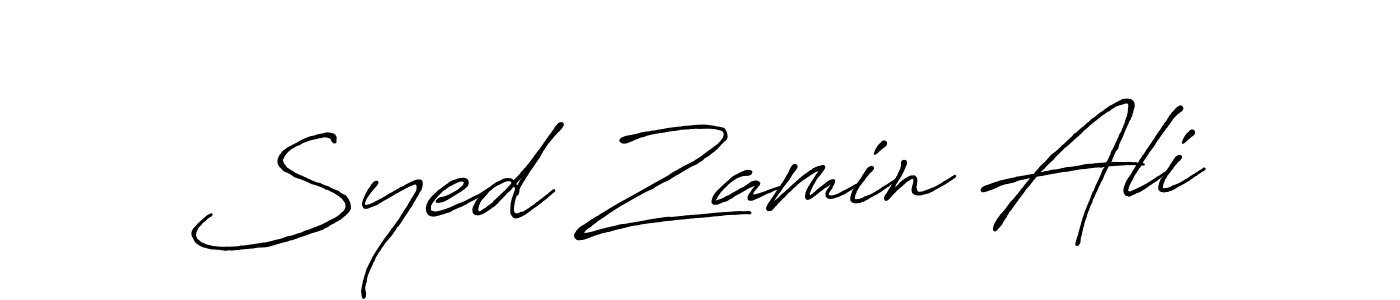 Antro_Vectra_Bolder is a professional signature style that is perfect for those who want to add a touch of class to their signature. It is also a great choice for those who want to make their signature more unique. Get Syed Zamin Ali name to fancy signature for free. Syed Zamin Ali signature style 7 images and pictures png