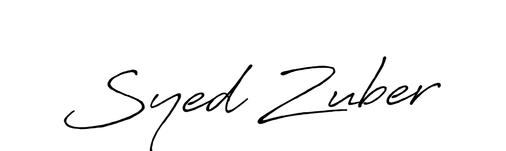 Once you've used our free online signature maker to create your best signature Antro_Vectra_Bolder style, it's time to enjoy all of the benefits that Syed Zuber name signing documents. Syed Zuber signature style 7 images and pictures png