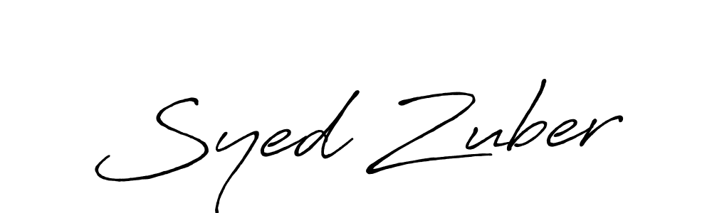 Once you've used our free online signature maker to create your best signature Antro_Vectra_Bolder style, it's time to enjoy all of the benefits that Syed Zuber name signing documents. Syed Zuber signature style 7 images and pictures png