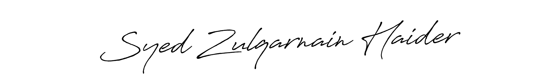 Make a short Syed Zulqarnain Haider signature style. Manage your documents anywhere anytime using Antro_Vectra_Bolder. Create and add eSignatures, submit forms, share and send files easily. Syed Zulqarnain Haider signature style 7 images and pictures png