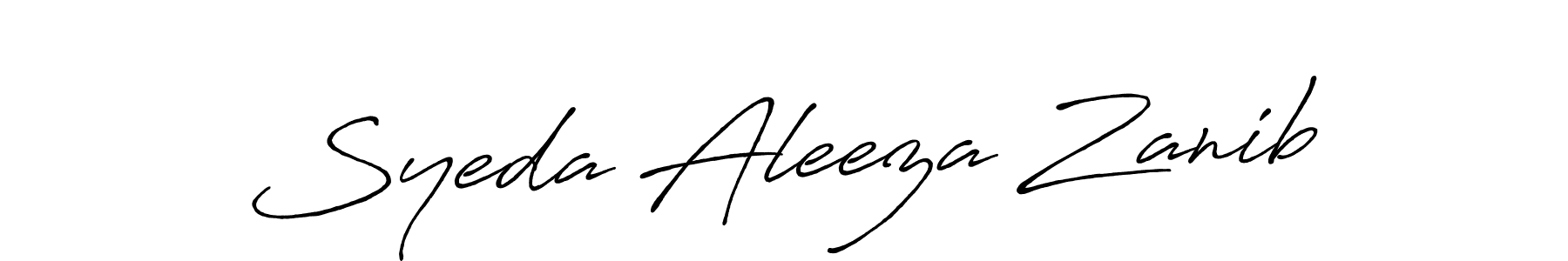 Similarly Antro_Vectra_Bolder is the best handwritten signature design. Signature creator online .You can use it as an online autograph creator for name Syeda Aleeza Zanib. Syeda Aleeza Zanib signature style 7 images and pictures png