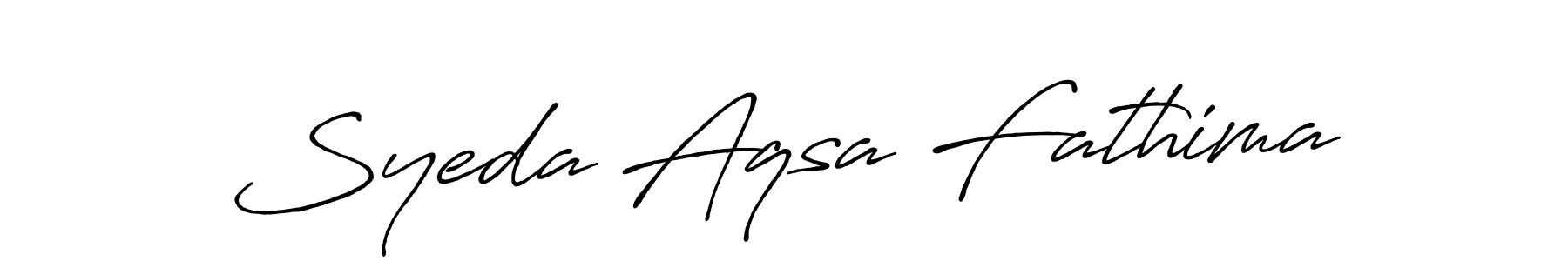 It looks lik you need a new signature style for name Syeda Aqsa Fathima. Design unique handwritten (Antro_Vectra_Bolder) signature with our free signature maker in just a few clicks. Syeda Aqsa Fathima signature style 7 images and pictures png