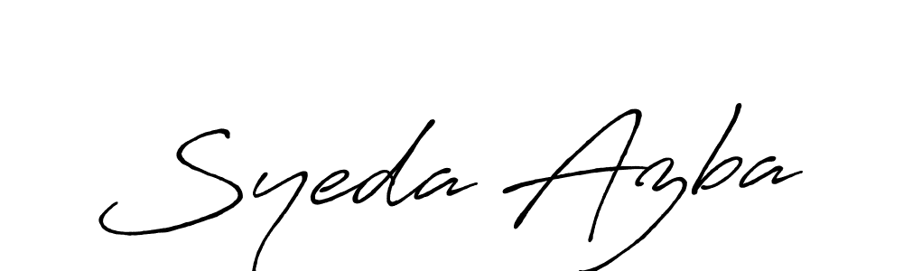 You should practise on your own different ways (Antro_Vectra_Bolder) to write your name (Syeda Azba) in signature. don't let someone else do it for you. Syeda Azba signature style 7 images and pictures png