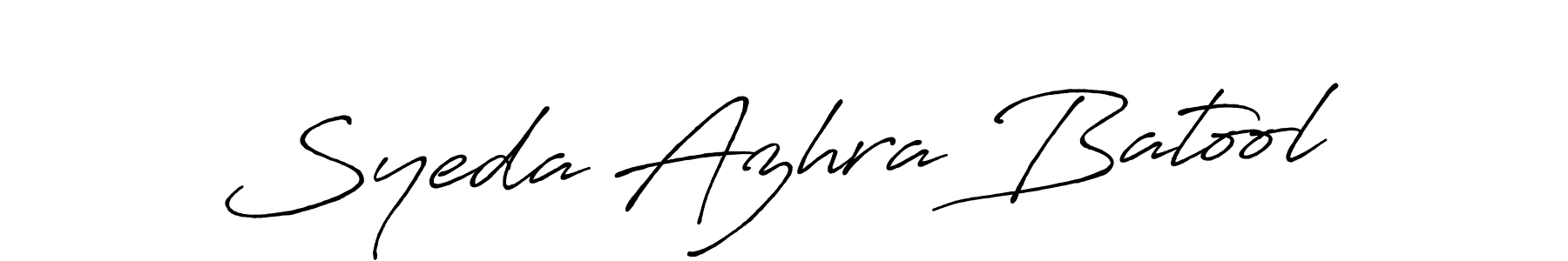 Make a beautiful signature design for name Syeda Azhra Batool. Use this online signature maker to create a handwritten signature for free. Syeda Azhra Batool signature style 7 images and pictures png