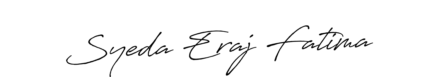 Make a beautiful signature design for name Syeda Eraj Fatima. Use this online signature maker to create a handwritten signature for free. Syeda Eraj Fatima signature style 7 images and pictures png
