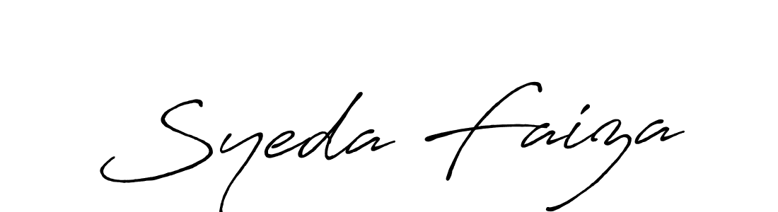 Make a beautiful signature design for name Syeda Faiza. Use this online signature maker to create a handwritten signature for free. Syeda Faiza signature style 7 images and pictures png