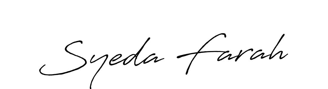 Similarly Antro_Vectra_Bolder is the best handwritten signature design. Signature creator online .You can use it as an online autograph creator for name Syeda Farah. Syeda Farah signature style 7 images and pictures png