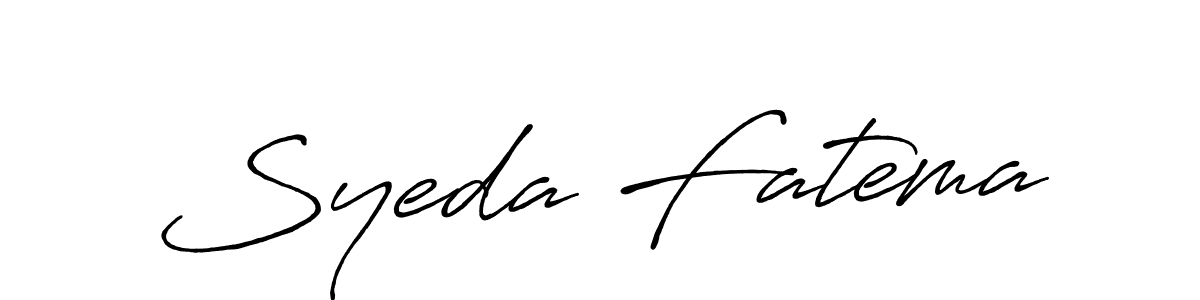 The best way (Antro_Vectra_Bolder) to make a short signature is to pick only two or three words in your name. The name Syeda Fatema include a total of six letters. For converting this name. Syeda Fatema signature style 7 images and pictures png