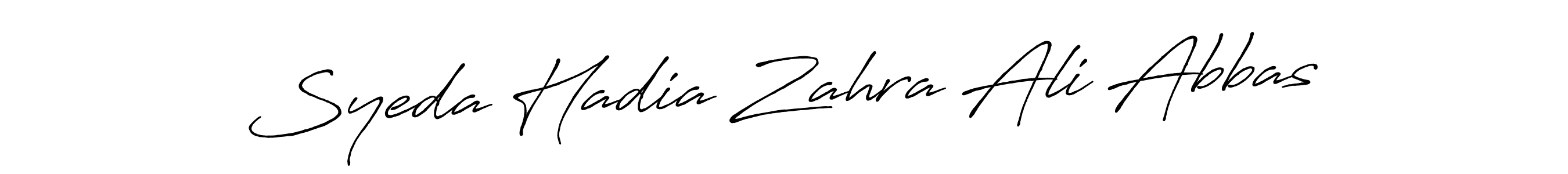 You can use this online signature creator to create a handwritten signature for the name Syeda Hadia Zahra Ali Abbas. This is the best online autograph maker. Syeda Hadia Zahra Ali Abbas signature style 7 images and pictures png