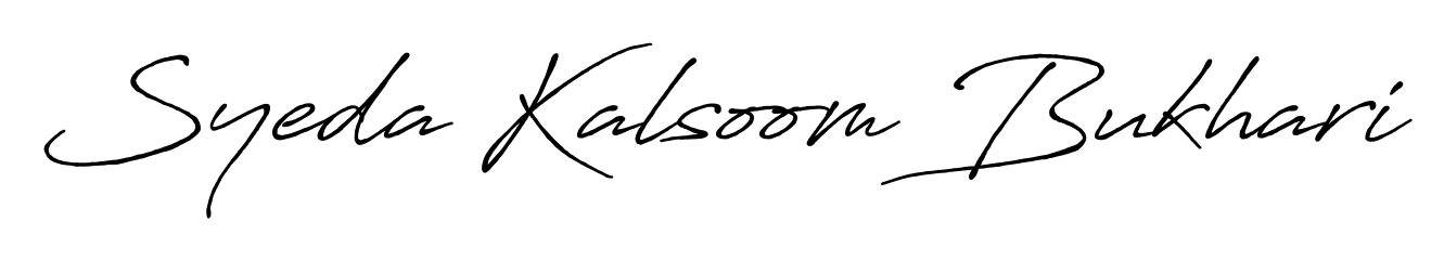 Similarly Antro_Vectra_Bolder is the best handwritten signature design. Signature creator online. You can use it as an online autograph creator for name Syeda Kalsoom Bukhari. Syeda Kalsoom Bukhari signature style 7 images and pictures png