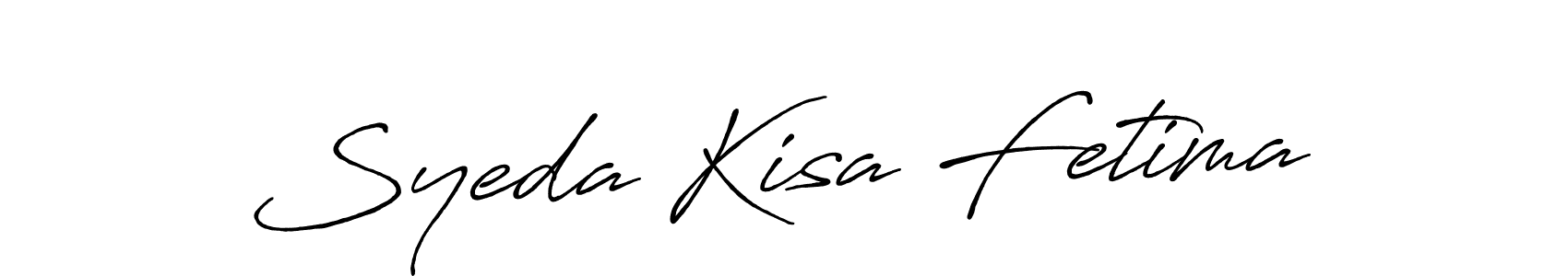 Make a short Syeda Kisa Fetima signature style. Manage your documents anywhere anytime using Antro_Vectra_Bolder. Create and add eSignatures, submit forms, share and send files easily. Syeda Kisa Fetima signature style 7 images and pictures png