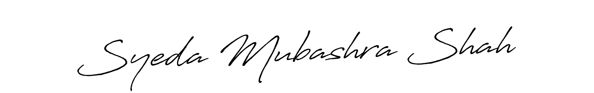 Make a beautiful signature design for name Syeda Mubashra Shah. Use this online signature maker to create a handwritten signature for free. Syeda Mubashra Shah signature style 7 images and pictures png