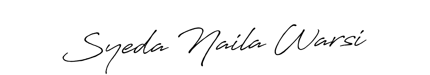 if you are searching for the best signature style for your name Syeda Naila Warsi. so please give up your signature search. here we have designed multiple signature styles  using Antro_Vectra_Bolder. Syeda Naila Warsi signature style 7 images and pictures png