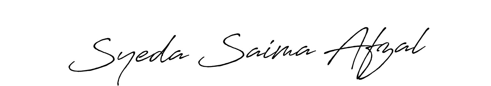 It looks lik you need a new signature style for name Syeda Saima Afzal. Design unique handwritten (Antro_Vectra_Bolder) signature with our free signature maker in just a few clicks. Syeda Saima Afzal signature style 7 images and pictures png