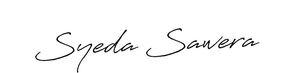 How to make Syeda Sawera signature? Antro_Vectra_Bolder is a professional autograph style. Create handwritten signature for Syeda Sawera name. Syeda Sawera signature style 7 images and pictures png