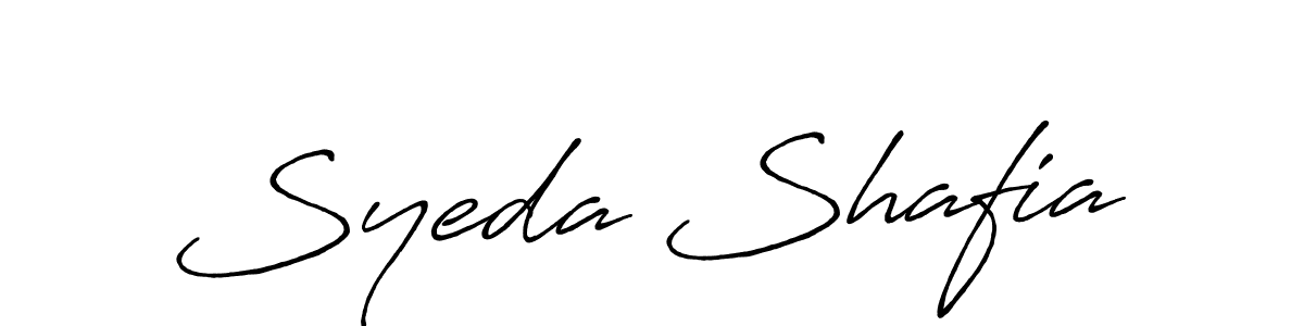 Also You can easily find your signature by using the search form. We will create Syeda Shafia name handwritten signature images for you free of cost using Antro_Vectra_Bolder sign style. Syeda Shafia signature style 7 images and pictures png