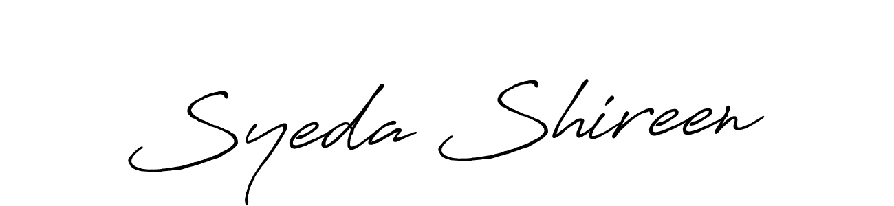 Make a beautiful signature design for name Syeda Shireen. Use this online signature maker to create a handwritten signature for free. Syeda Shireen signature style 7 images and pictures png