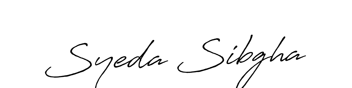 Similarly Antro_Vectra_Bolder is the best handwritten signature design. Signature creator online .You can use it as an online autograph creator for name Syeda Sibgha. Syeda Sibgha signature style 7 images and pictures png