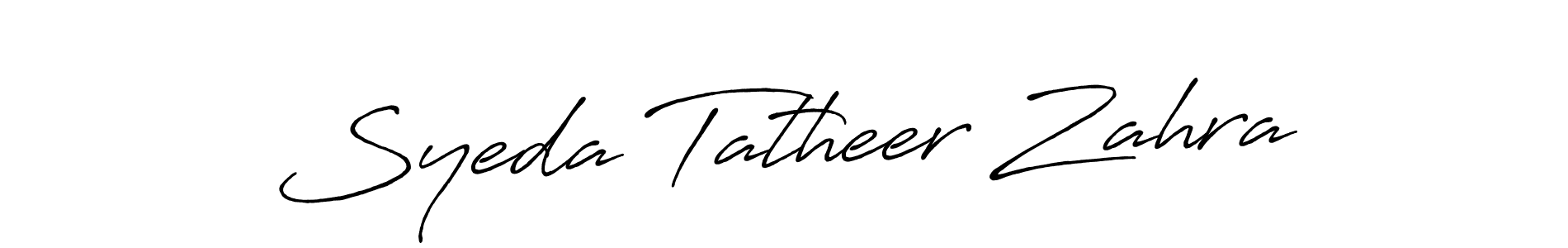 This is the best signature style for the Syeda Tatheer Zahra name. Also you like these signature font (Antro_Vectra_Bolder). Mix name signature. Syeda Tatheer Zahra signature style 7 images and pictures png