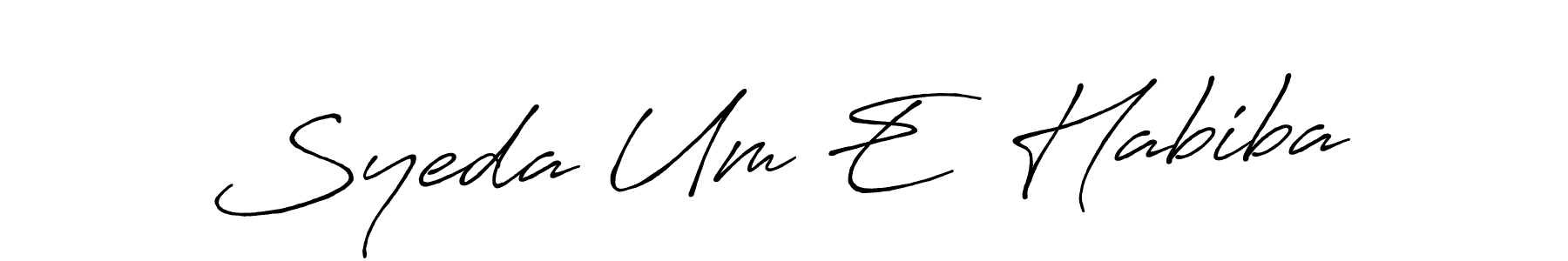See photos of Syeda Um E  Habiba official signature by Spectra . Check more albums & portfolios. Read reviews & check more about Antro_Vectra_Bolder font. Syeda Um E  Habiba signature style 7 images and pictures png