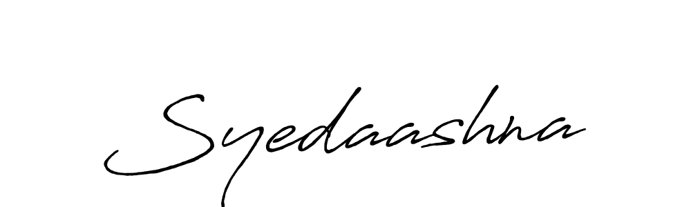 Syedaashna stylish signature style. Best Handwritten Sign (Antro_Vectra_Bolder) for my name. Handwritten Signature Collection Ideas for my name Syedaashna. Syedaashna signature style 7 images and pictures png