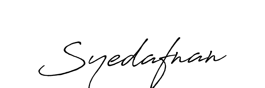 Also we have Syedafnan name is the best signature style. Create professional handwritten signature collection using Antro_Vectra_Bolder autograph style. Syedafnan signature style 7 images and pictures png