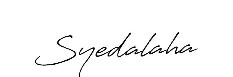 Once you've used our free online signature maker to create your best signature Antro_Vectra_Bolder style, it's time to enjoy all of the benefits that Syedalaha name signing documents. Syedalaha signature style 7 images and pictures png