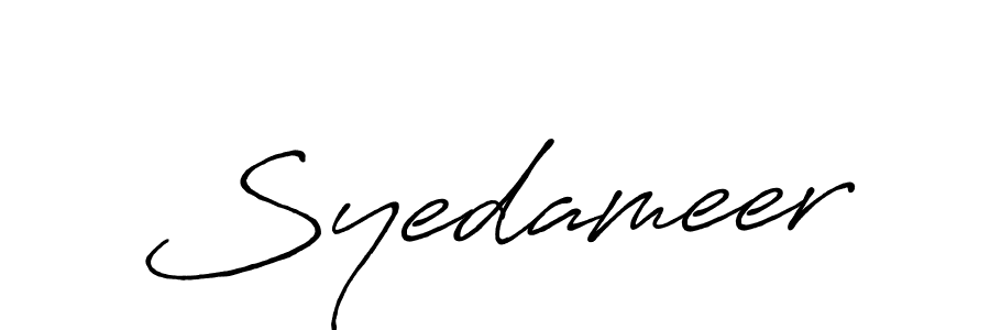 You should practise on your own different ways (Antro_Vectra_Bolder) to write your name (Syedameer) in signature. don't let someone else do it for you. Syedameer signature style 7 images and pictures png