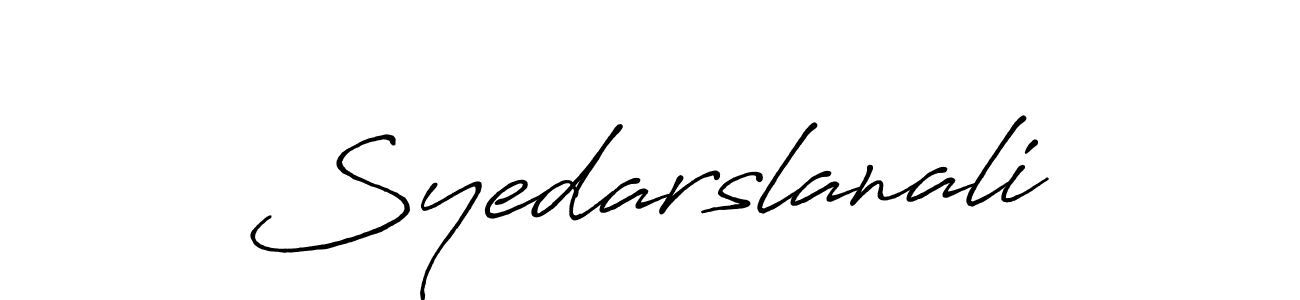 How to Draw Syedarslanali signature style? Antro_Vectra_Bolder is a latest design signature styles for name Syedarslanali. Syedarslanali signature style 7 images and pictures png