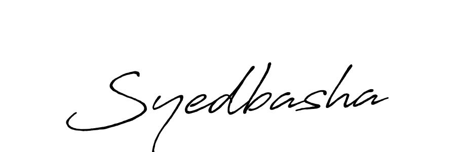 How to make Syedbasha name signature. Use Antro_Vectra_Bolder style for creating short signs online. This is the latest handwritten sign. Syedbasha signature style 7 images and pictures png