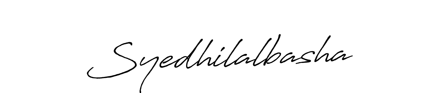 Design your own signature with our free online signature maker. With this signature software, you can create a handwritten (Antro_Vectra_Bolder) signature for name Syedhilalbasha. Syedhilalbasha signature style 7 images and pictures png