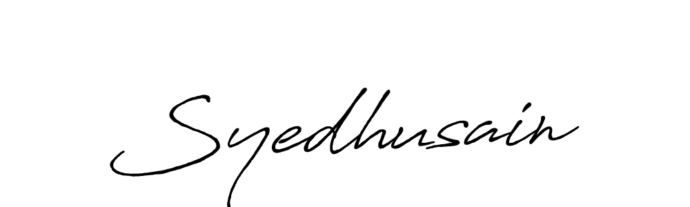 The best way (Antro_Vectra_Bolder) to make a short signature is to pick only two or three words in your name. The name Syedhusain include a total of six letters. For converting this name. Syedhusain signature style 7 images and pictures png