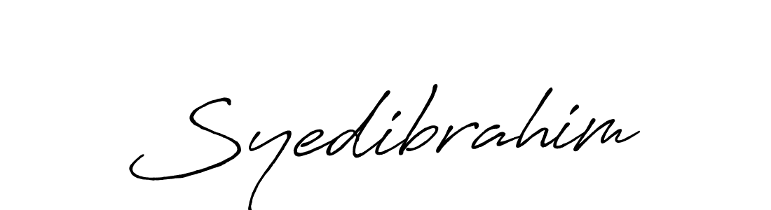 You should practise on your own different ways (Antro_Vectra_Bolder) to write your name (Syedibrahim) in signature. don't let someone else do it for you. Syedibrahim signature style 7 images and pictures png