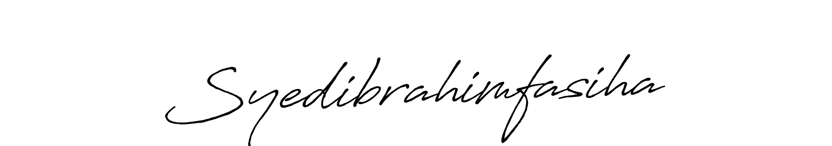 Syedibrahimfasiha stylish signature style. Best Handwritten Sign (Antro_Vectra_Bolder) for my name. Handwritten Signature Collection Ideas for my name Syedibrahimfasiha. Syedibrahimfasiha signature style 7 images and pictures png