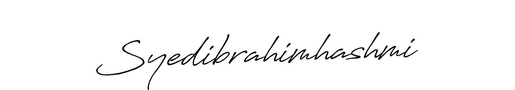 Also we have Syedibrahimhashmi name is the best signature style. Create professional handwritten signature collection using Antro_Vectra_Bolder autograph style. Syedibrahimhashmi signature style 7 images and pictures png