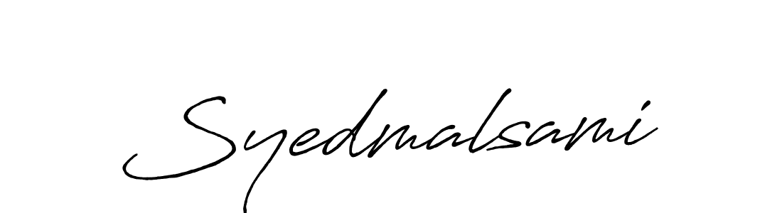 Make a beautiful signature design for name Syedmalsami. Use this online signature maker to create a handwritten signature for free. Syedmalsami signature style 7 images and pictures png