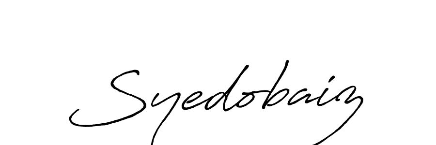 if you are searching for the best signature style for your name Syedobaiz. so please give up your signature search. here we have designed multiple signature styles  using Antro_Vectra_Bolder. Syedobaiz signature style 7 images and pictures png