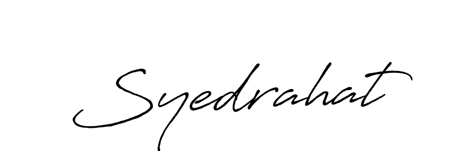 Antro_Vectra_Bolder is a professional signature style that is perfect for those who want to add a touch of class to their signature. It is also a great choice for those who want to make their signature more unique. Get Syedrahat name to fancy signature for free. Syedrahat signature style 7 images and pictures png