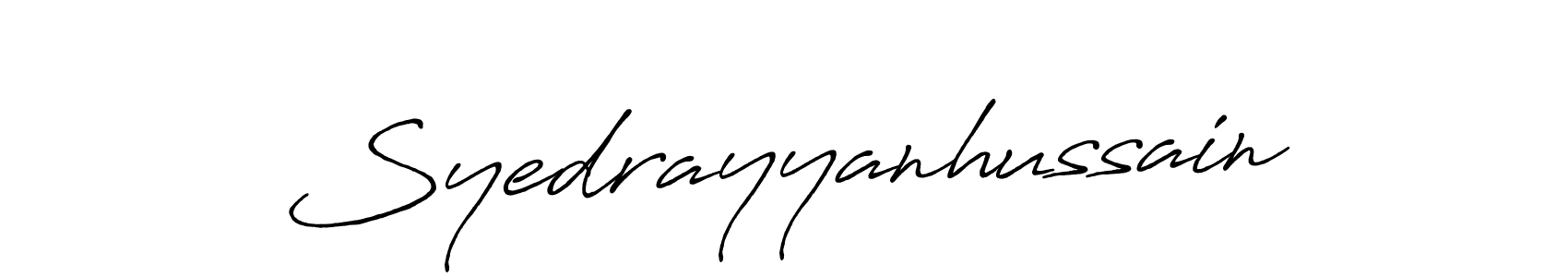 Antro_Vectra_Bolder is a professional signature style that is perfect for those who want to add a touch of class to their signature. It is also a great choice for those who want to make their signature more unique. Get Syedrayyanhussain name to fancy signature for free. Syedrayyanhussain signature style 7 images and pictures png