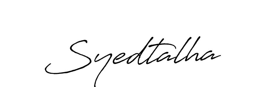 if you are searching for the best signature style for your name Syedtalha. so please give up your signature search. here we have designed multiple signature styles  using Antro_Vectra_Bolder. Syedtalha signature style 7 images and pictures png